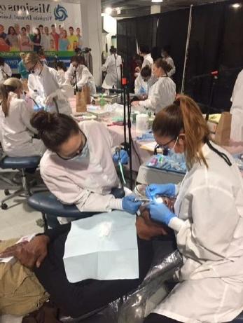 ODU dental hygiene students administer free care to patients
