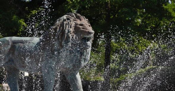 Webb Lion Fountain